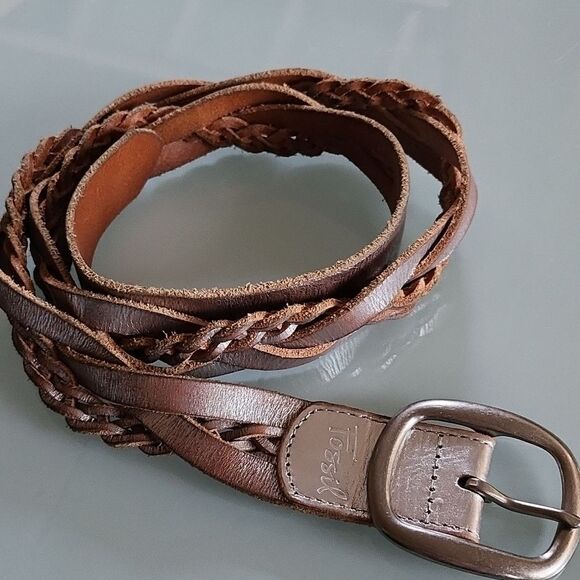 Fossil Braided Leather Belt - Picture 8 of 8